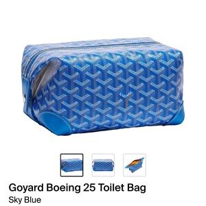 Goyard Blue Men's Toiletry Bag